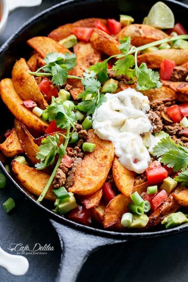Smokey Mexican Beef Wedges | https://cafedelites.com