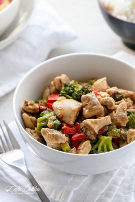 Simple Hoisin Chicken and Broccoli Stir-Fry
