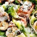 Barbecued Seafood Salad with Garlicky Greek Yogurt Dressing for Two Barbecued Seafood Salad with Garlicky Greek Yogurt Dressing