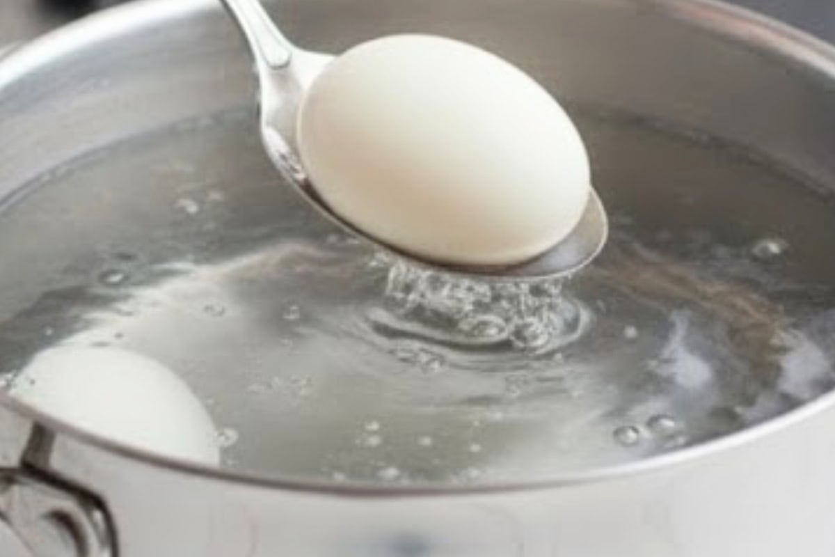 While the bacon cooks, boil your eggs to your preferred doneness. - 7