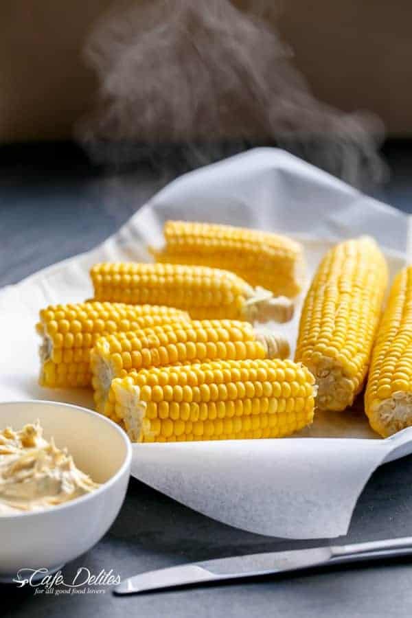 The Best Corn On The Cob With Garlic Butter Corn On The Cob With Garlic Butter