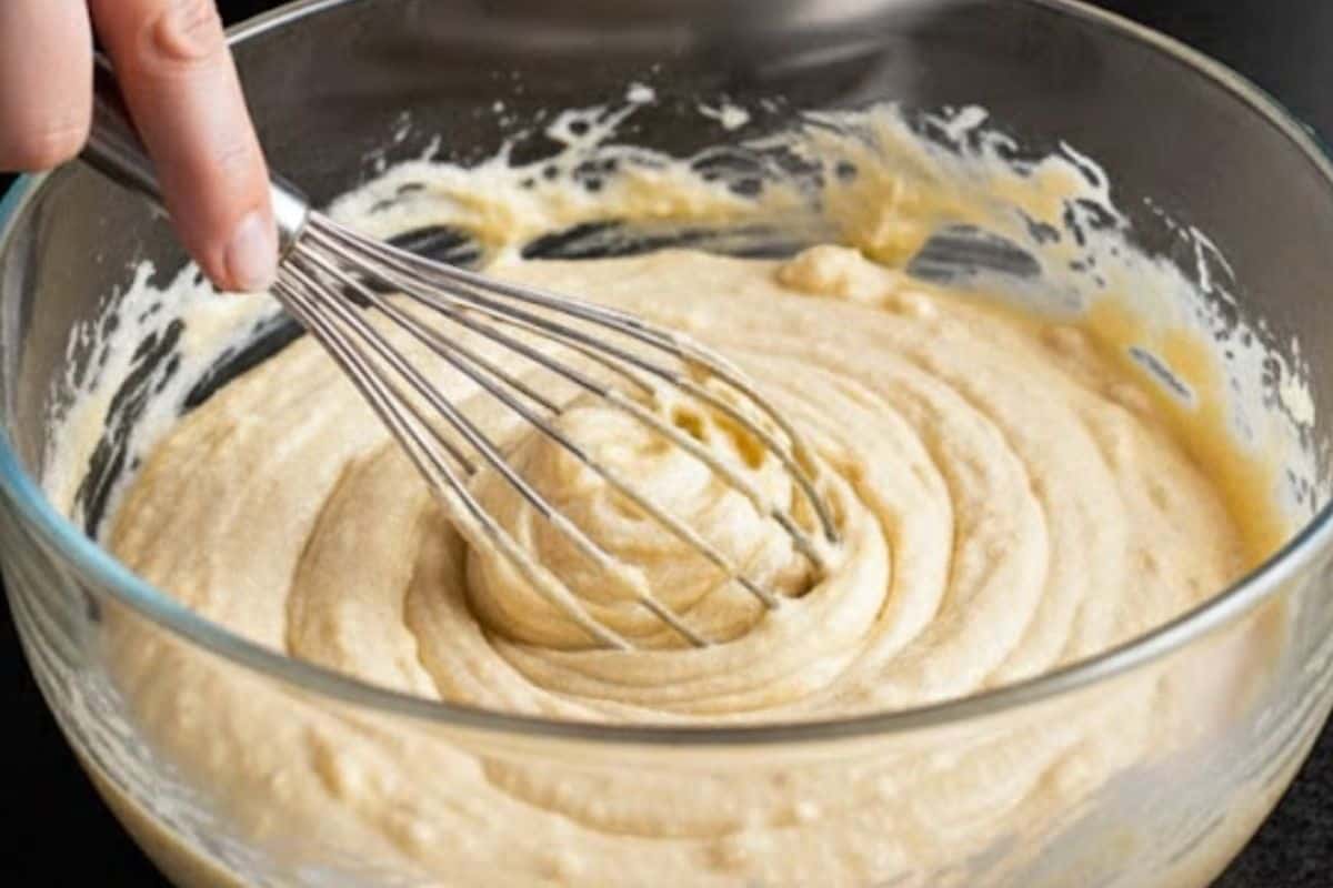 In a large bowl, cream together butter and brown sugar until light and fluffy. Add eggs and vanilla.