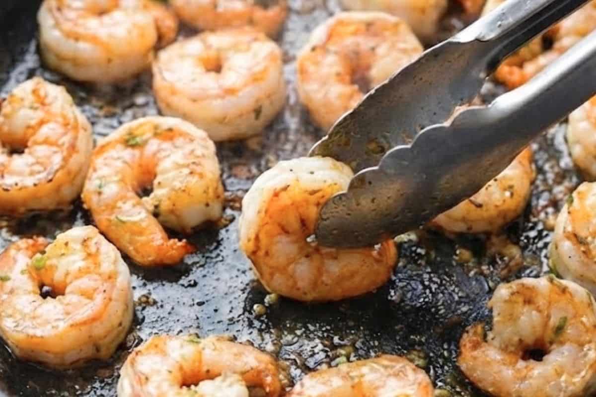 If using raw shrimp, pan fry in a hot skillet until cooked through. - 4