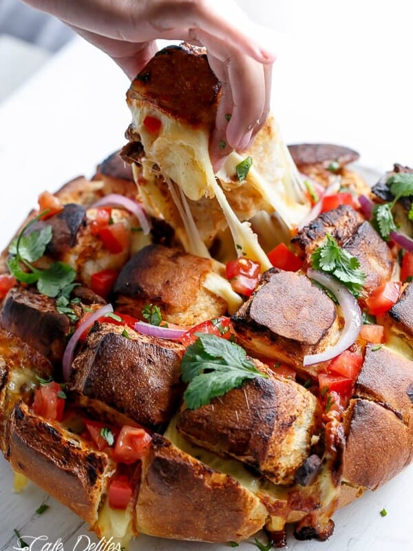 Pull Apart Bread from Carne Asada Chipotle bread