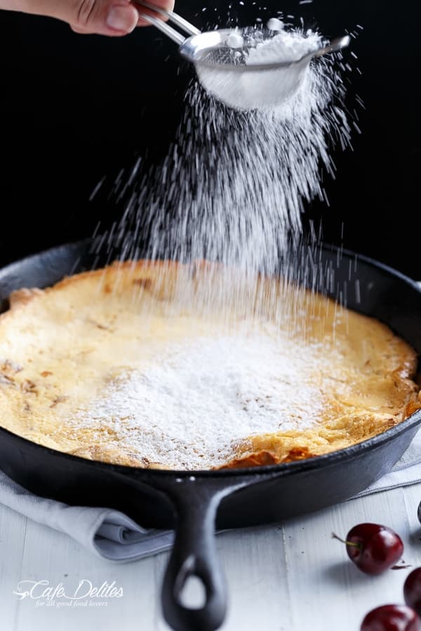  Also known as a Cherry Ripe inspired pancake Chocolate-Cherry Browned Butter German Pancake