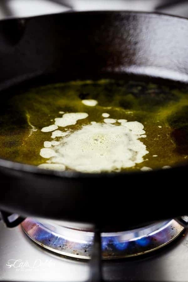 Grilled Browned Butter Honey Garlic Salmon | https://cafedelites.com