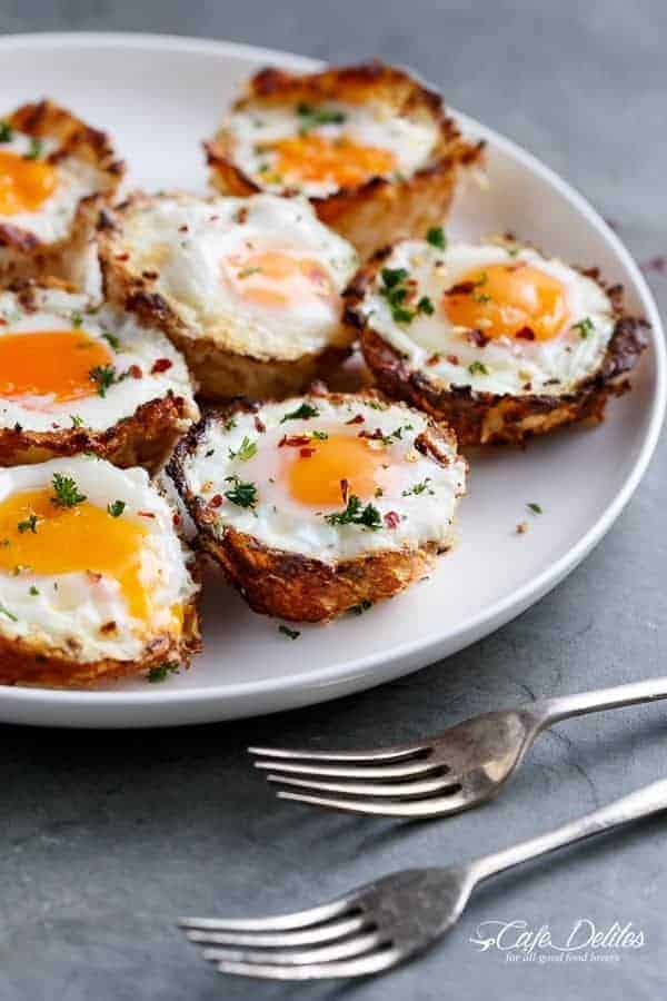 Sweet Potato Hash Brown Cups