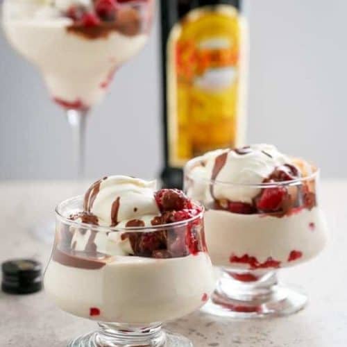 Creamy Kahlua Raspberry Cheesecake Parfaits Cafe Delites