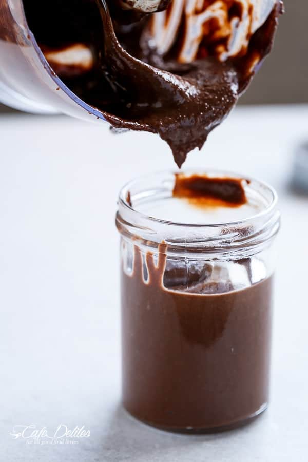 Refined Sugar-Free Nutella Spread | https://cafedelites.com