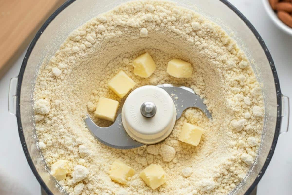 Making the dough in the food processor. - 3