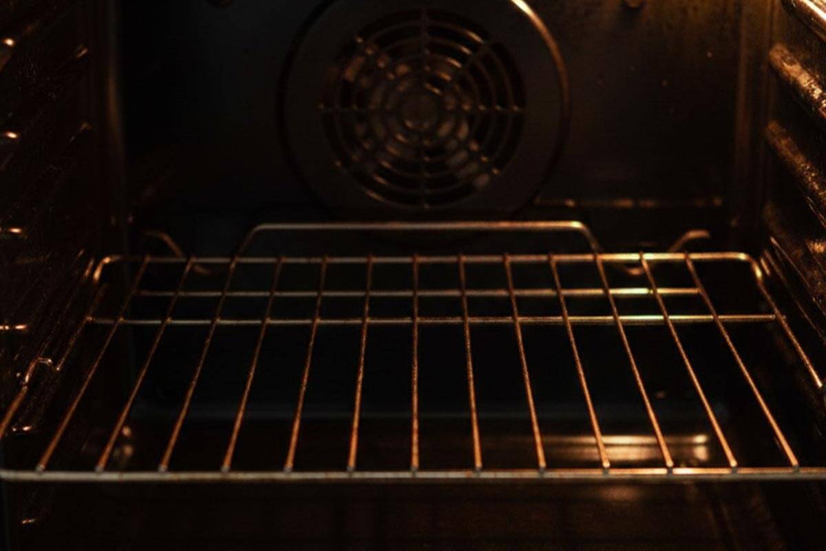 Preheating the oven. - 6