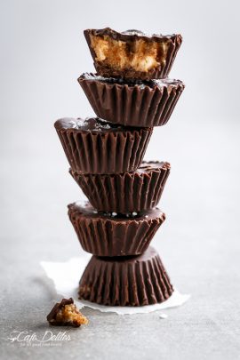 No Bake Chocolate Chip Cheesecake Cookie Dough Cups (Low Carb) - Cafe ...