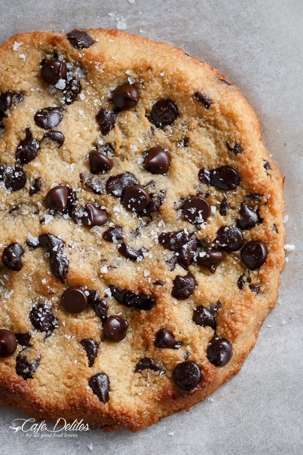 The BEST Chocolate Chip Skillet Cookie - Tara Teaspoon