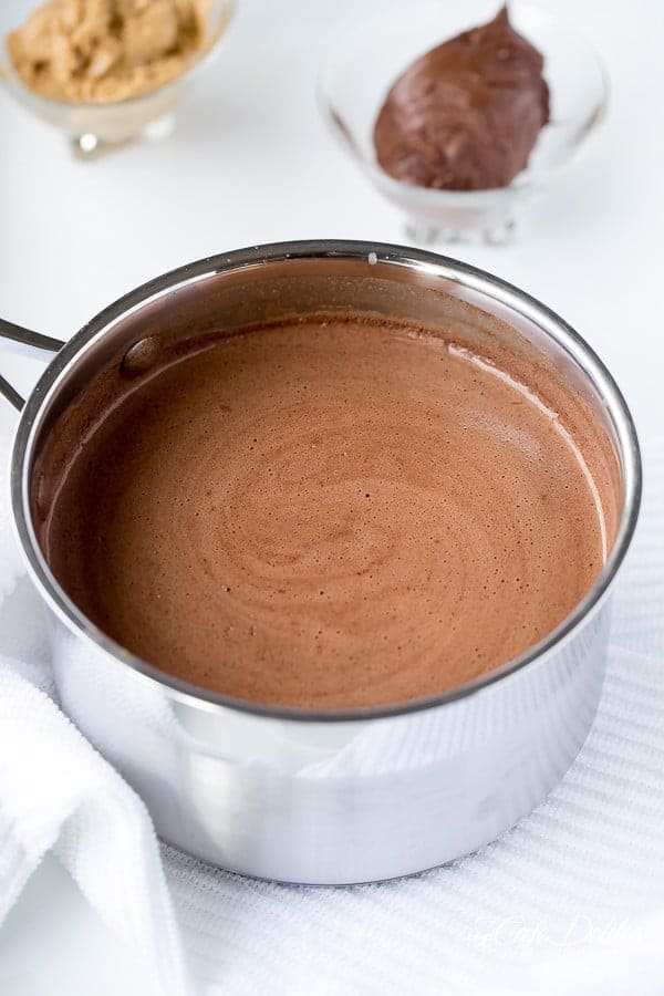 peanut butter hot chocolate-Cafe Delites