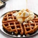 close up of waffles - 11