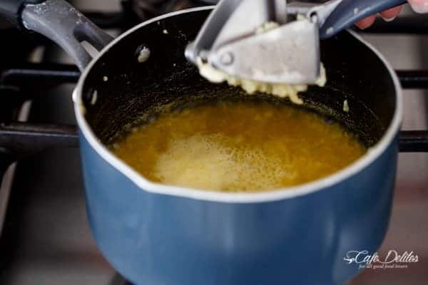 Making of Garlic and Parmesan Browned Butter Mashed Potatoes