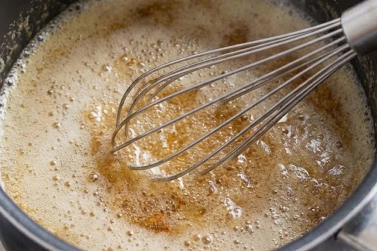 Melt the butter in a small saucepan over medium heat until it foams and turns golden - 4