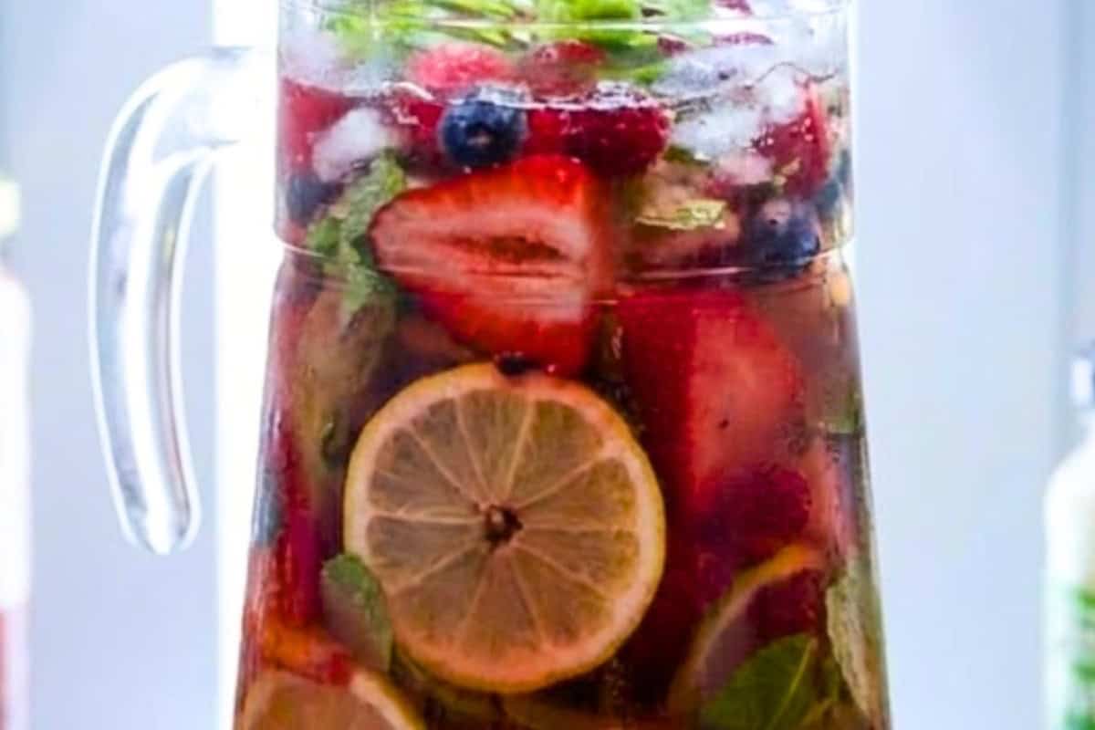Refrigerate the sangria for at least 30 minutes before serving. - 7