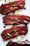 Sticky Chinese Barbecue Pork Belly (Char Siu) | cafedelites.com