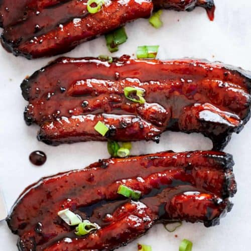 Asian Style Pan Fried Pork Belly Recipe (Korean Inspired Flavors)
