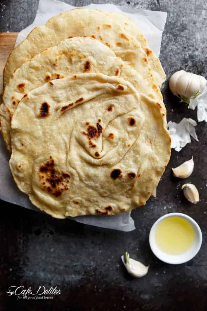  from last week is this incredibly easy flatbread recipe Easy Garlic Flatbread Recipe (No Yeast)