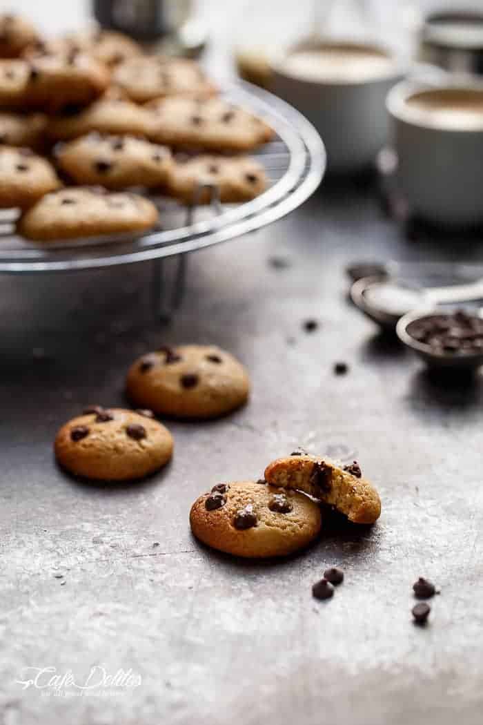  Mini Choklad Chip grekisk yoghurt Cookies| 