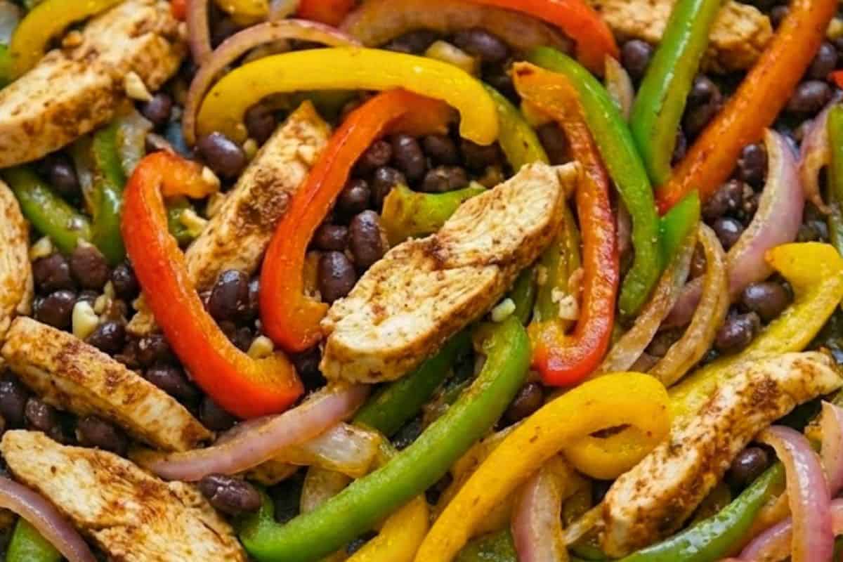 Stir in the sliced chicken breast, cumin, and paprika until everything is well coated.  - 6