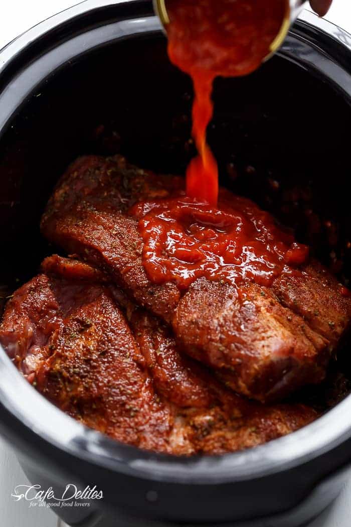  Poblano Peppers smothered in so much flavour Crispy Slow Cooker Carnitas (Mexican Pulled Pork)