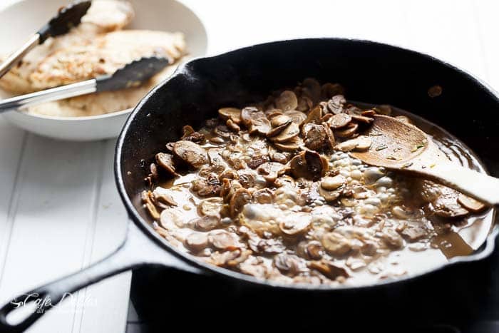  minutes to have this gourmet meal at your table  Julia Child’s Creamy Chicken and Mushroom (Lightened Up)