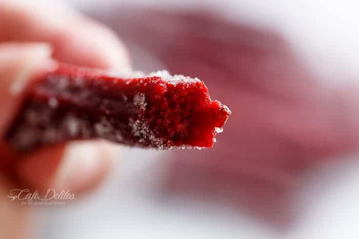 The Best Red Velvet Churros (Baked) + VIDEO! | https://cafedelites.com