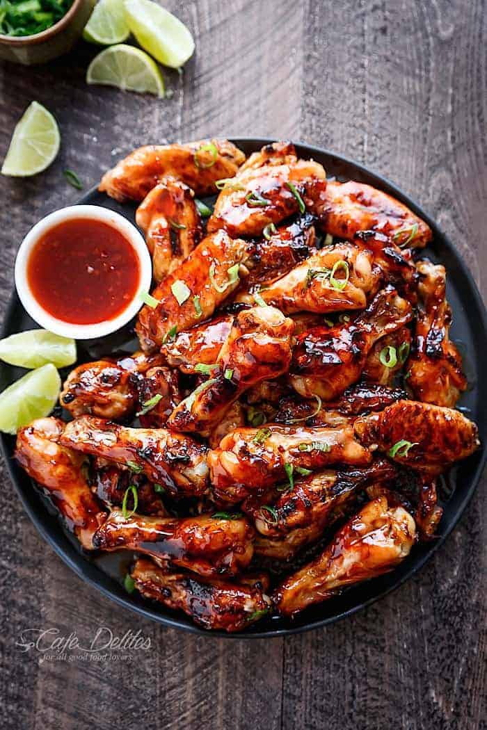 Sticky Thai Chicken Wings