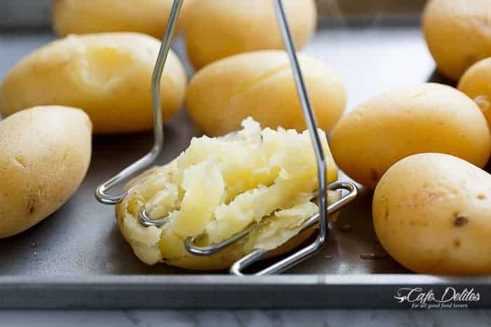 Garlic Butter + Parmesan Smashed Potatoes-3
