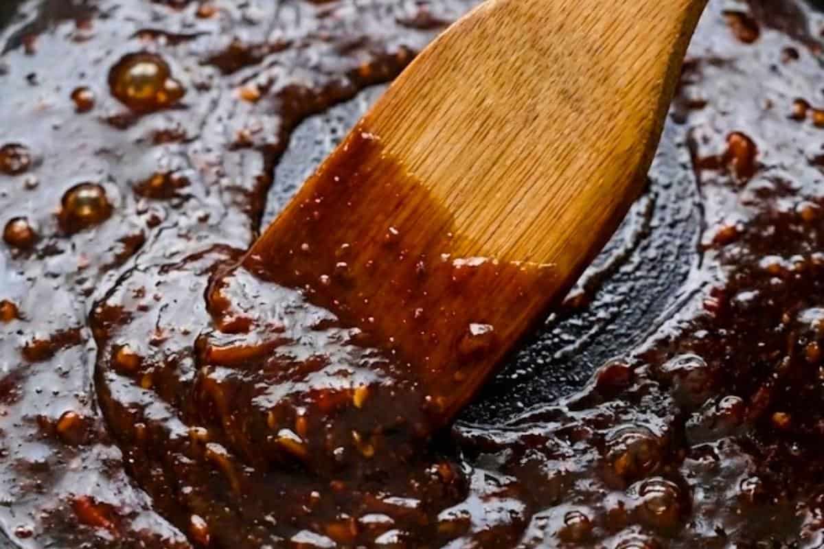 Simmer reserved glaze over low to medium for 3 to 5 minutes until thickened