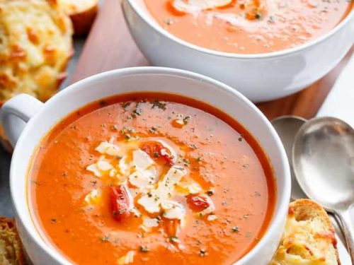 Creamy Roasted Tomato Basil Soup