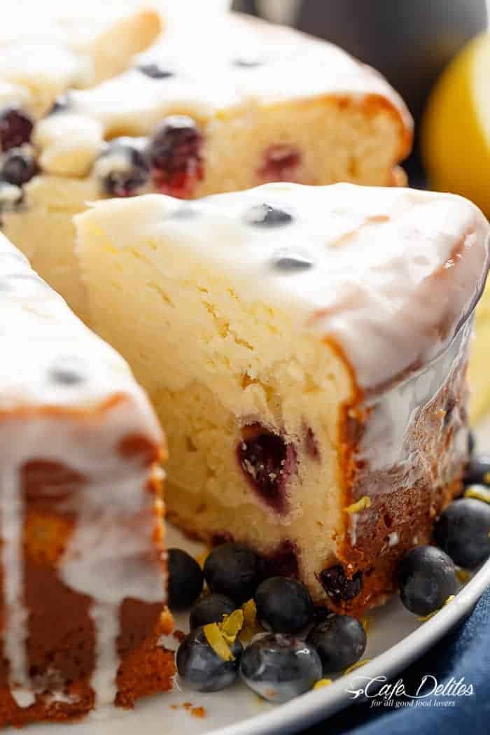 Lemon Blueberry Cake - OUT WEST: Food & Lifestyle