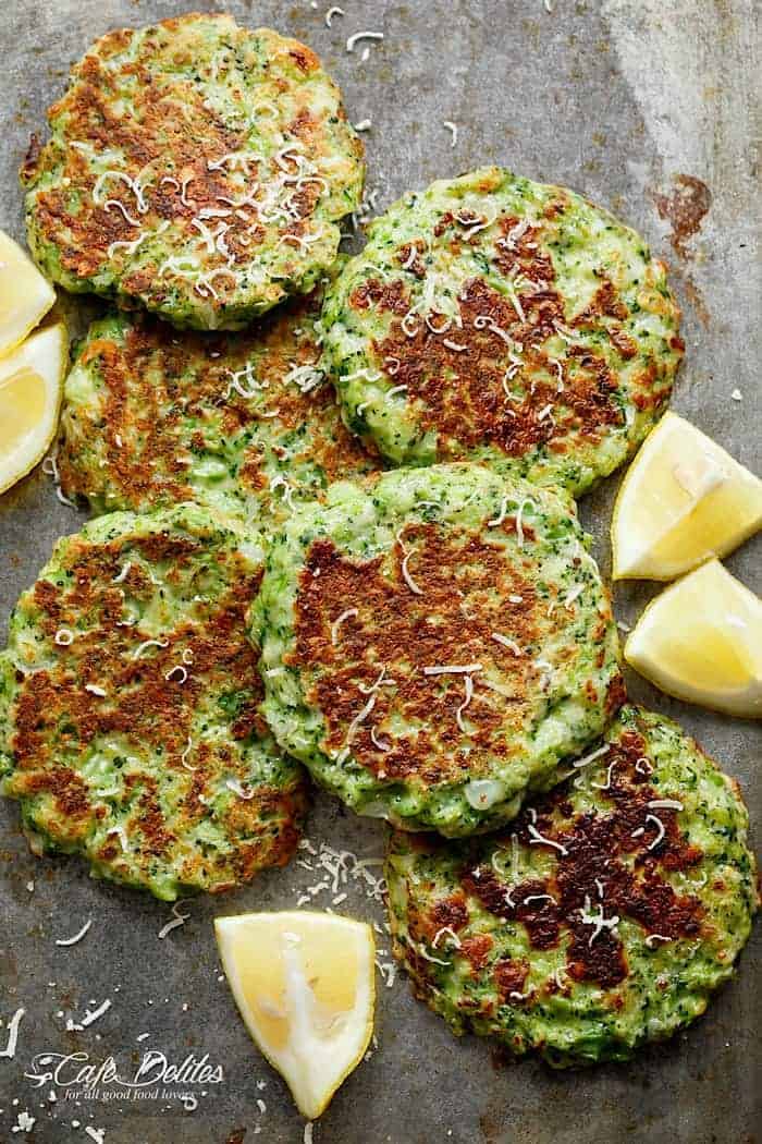 Broccoli Parmesan Fritters-400