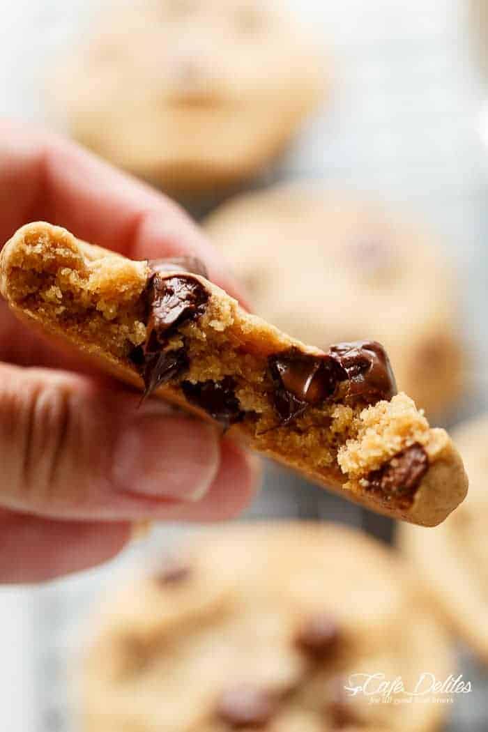 Easy Soft Chewy Chocolate Chip Cookies | https://cafedelites.com