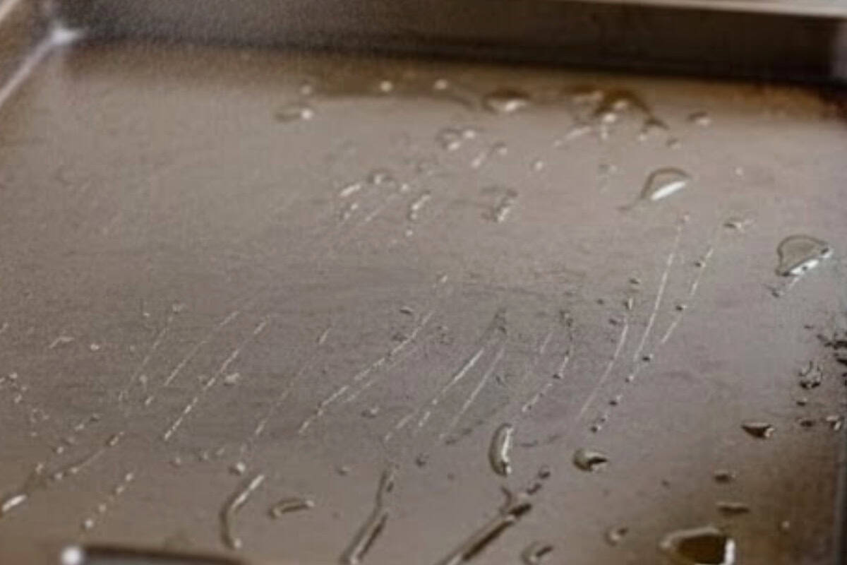 Set your oven to 410°F (210°C) and lightly spray a baking tray with cooking oil to prevent sticking.