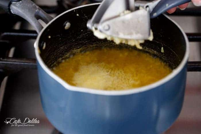 Garlic Browned Butter Baked Asparagus | https://cafedelites.com