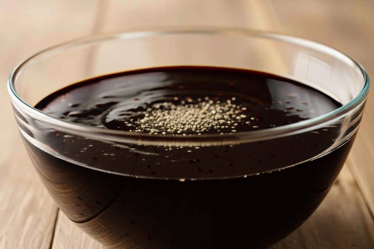 Sauce ingredients in a bowl.