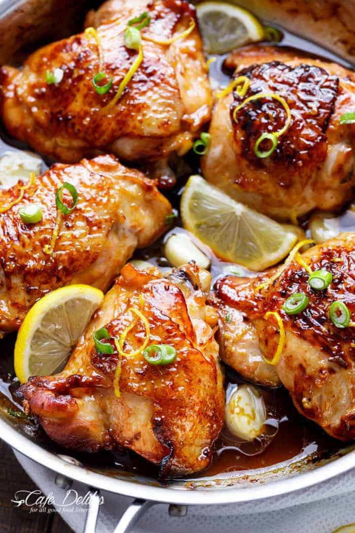 Honey Lemon Chicken Skillet Recipe