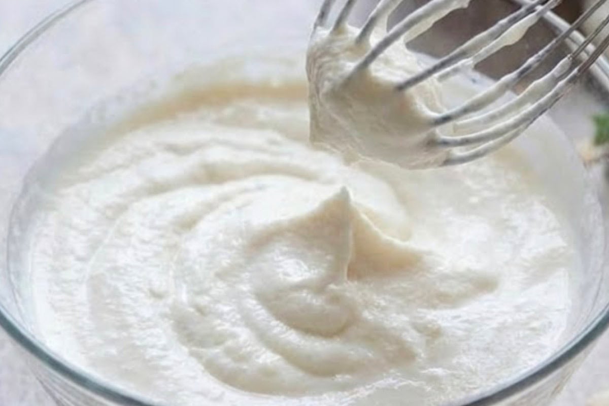 Beat the coconut cream until thick, smooth, and airy, similar to softly whipped cream. - 4