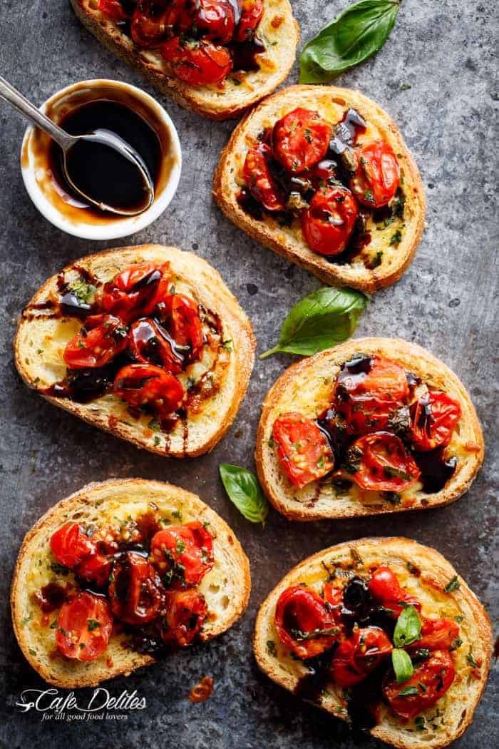 Caprese Garlic Bread is the best garlic bread twist Caprese Garlic Bread