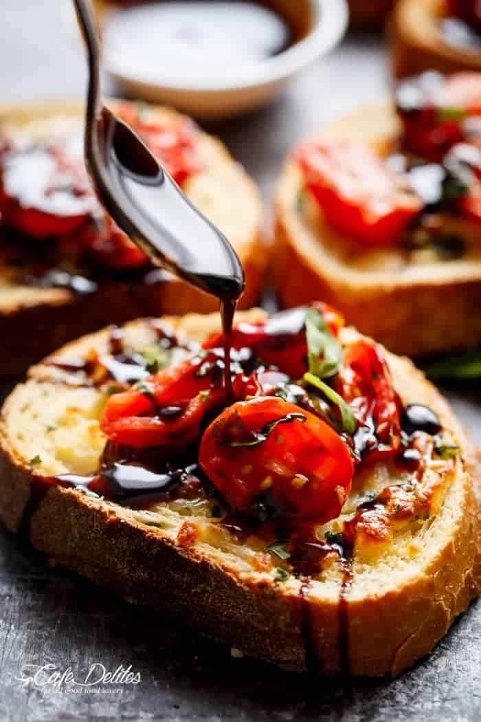 Caprese Garlic Bread is the best garlic bread twist Caprese Garlic Bread