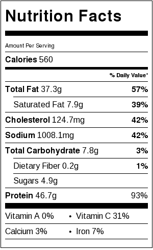 sheet-pan-chili-lime-salmon-nutrition-label