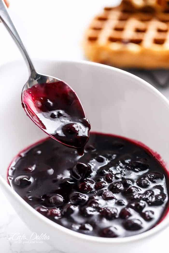 Homemade Blueberry Sauce 