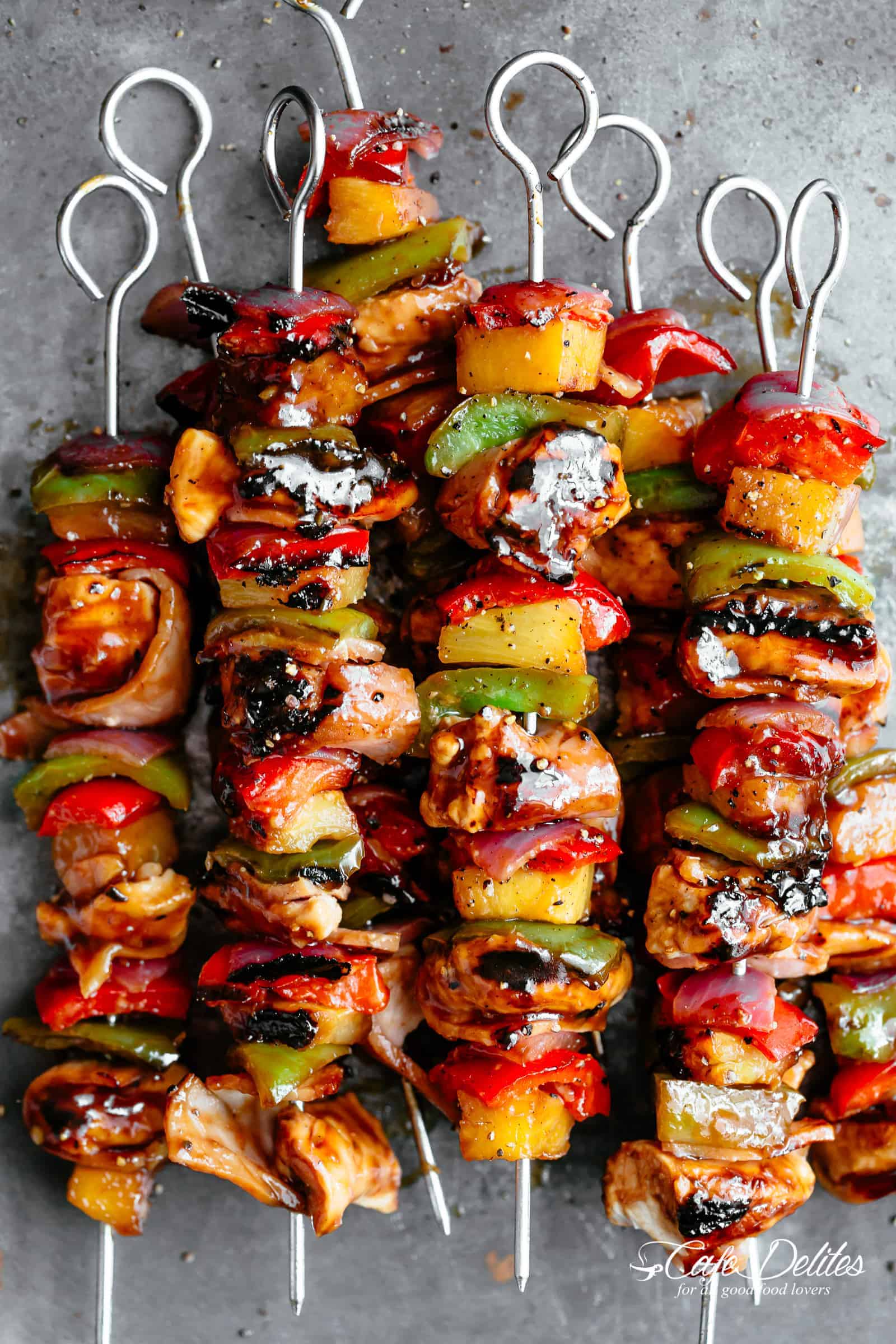 Best Hawaiian Chicken Skewers - How to Make Hawaiian Chicken Skewers