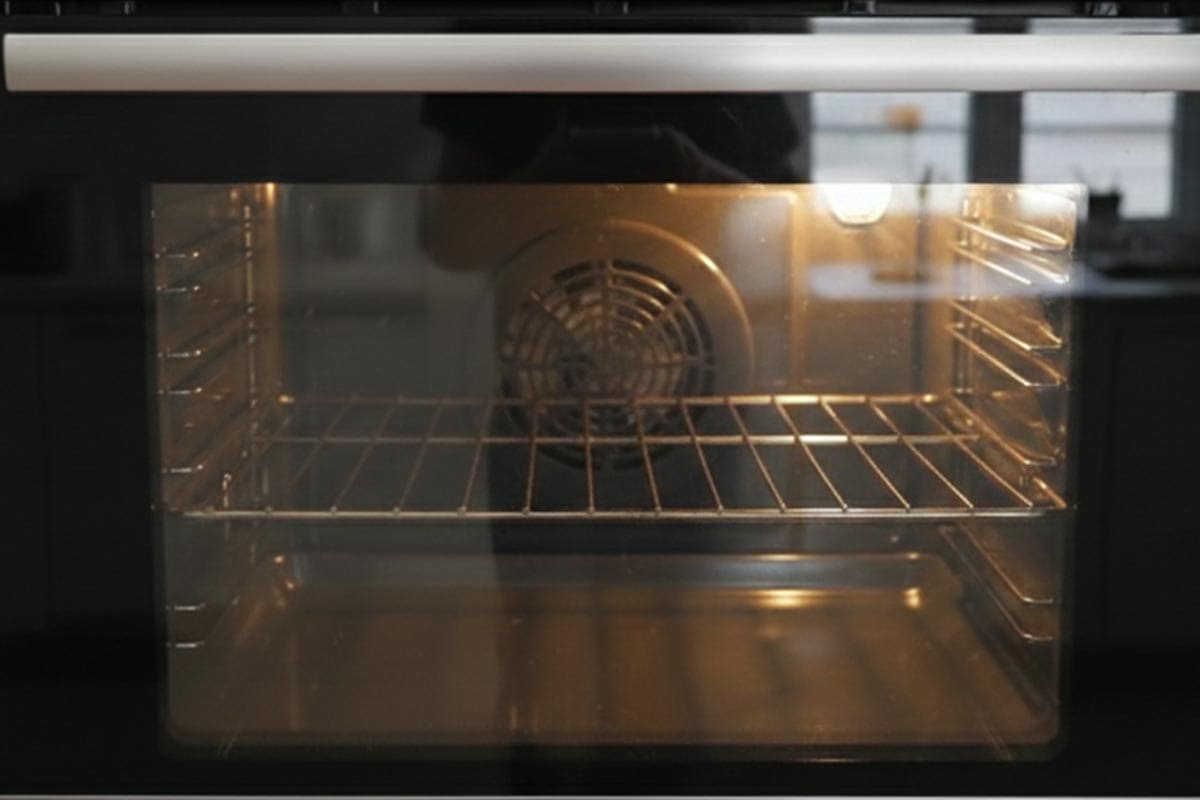 Preheating the oven. - 3