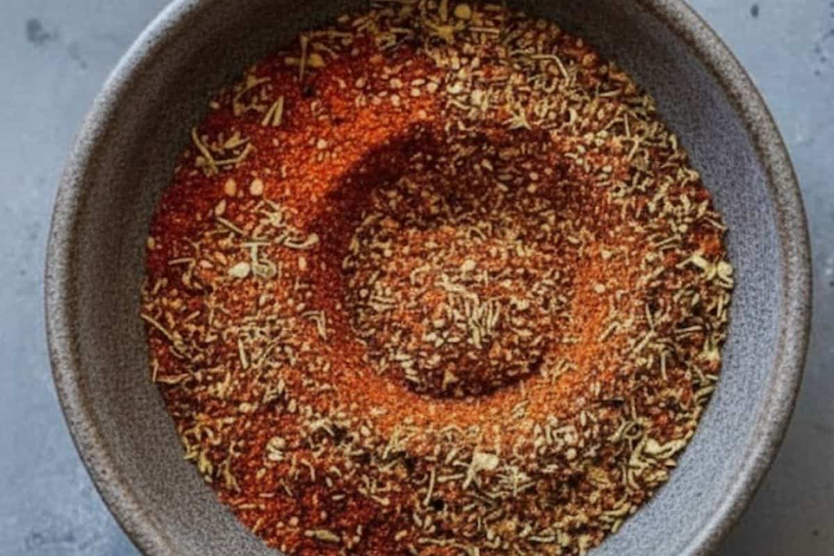 Combine all the seasoning ingredients in a small bowl and mix well. 