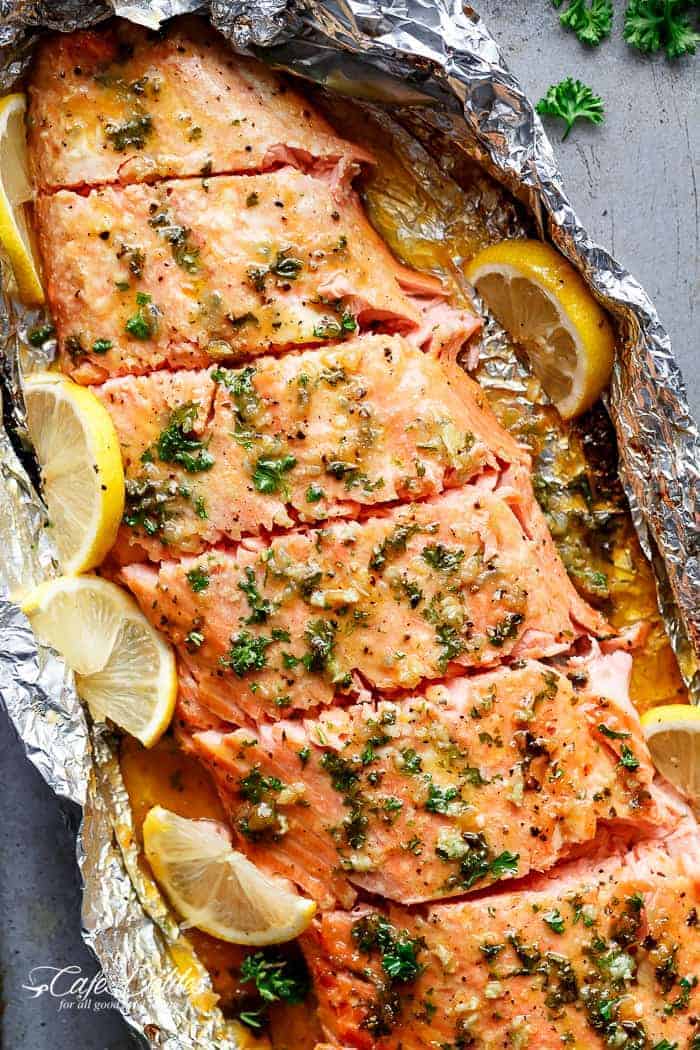 salmon steamed in foil